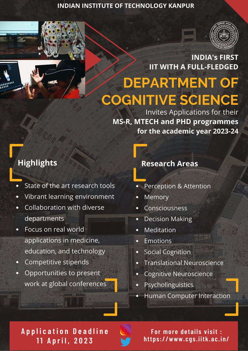 Cognitive Science at IIT Kanpur🧠