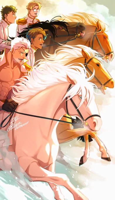 #三億アカウントの中から私を発掘してください 『WILD_wht_WONDERLAND』というタイトルの創作を描いてます。動物、骨格、筋肉が好きですッ 