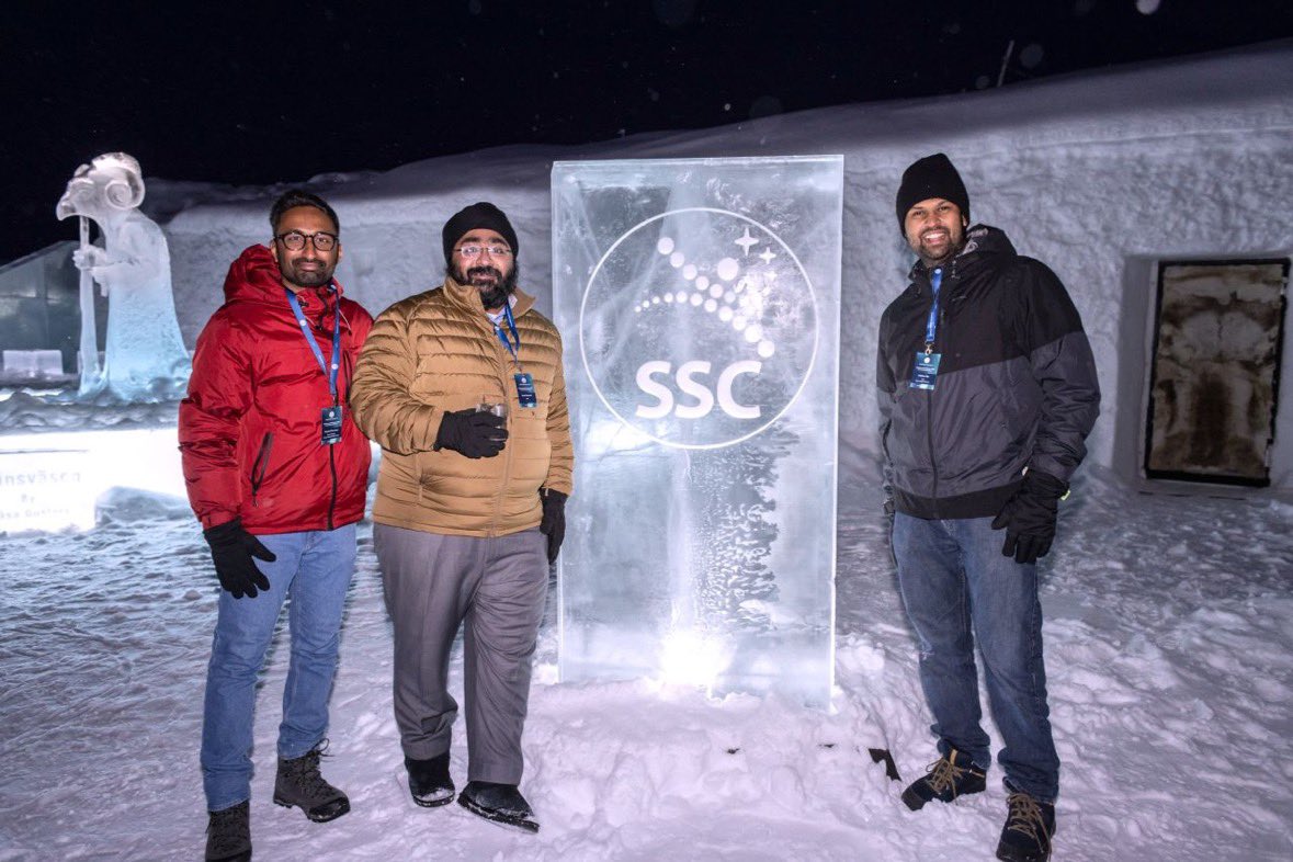 DhruvaSpace's tweet image. 🥶 An icy planet or a land far, far away?

#Throwback to the Feb 2023 #SSCSpaceConference (by the Swedish Space Corporation). A wonderful time meeting with new and familiar #space industry experts!

📍: IceHotel, #Sweden