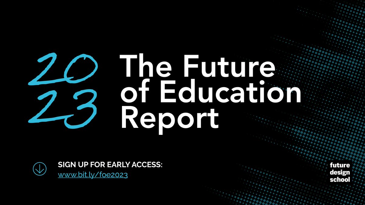 It's almost time for the Future of Education Report 2023! Our team of specialists provide an insider's guide to the most recent advances in K–12 filled with knowledge, innovation, and inspiration. Sign up now for your advanced digital copy: buff.ly/2Vdqncw #FDSInnovates