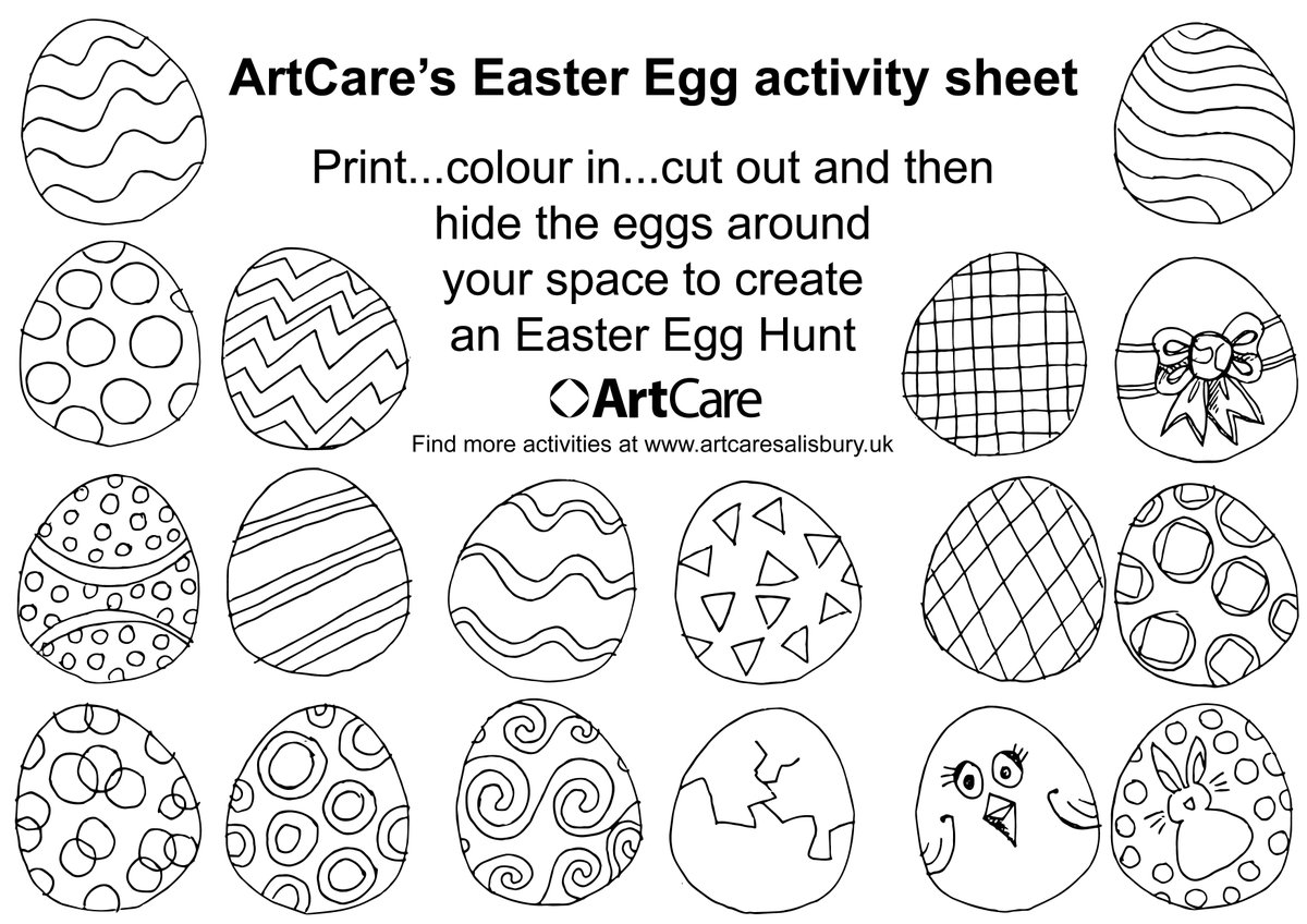 ArtCareUK's tweet photo. Enjoy an Easter #CreativeOasis with fun activities using simple materials. We've gathered our favourites on our Seasonal Activities @Pinterest board. Staff @SalisburyNHS can request an activity bag for their department or ward - email: sft.artcare@nhs.net
 https://t.co/C4DM5eMGLg https://t.co/twhKM7Qjj8