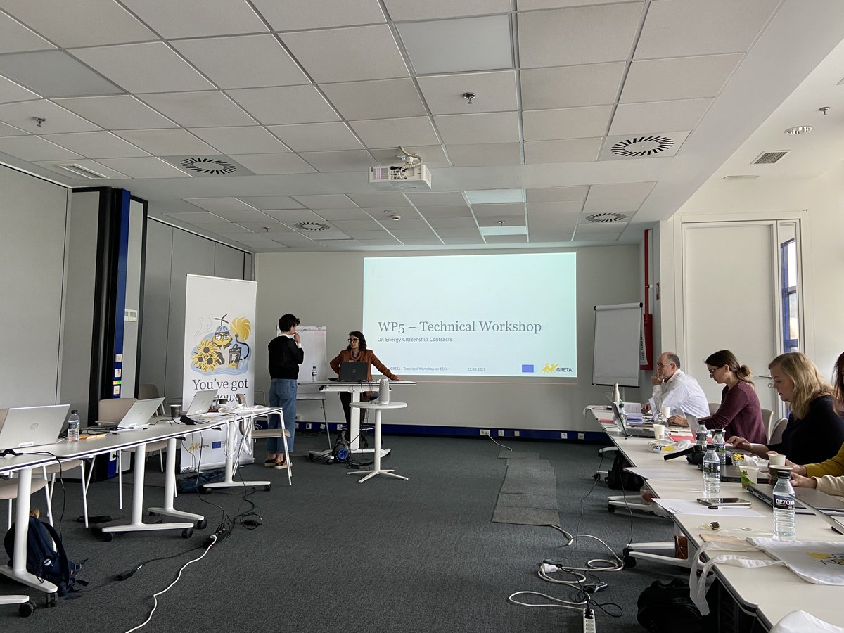 Today at the 4GA for the GRETA project! We are in Bilbao, Spain, hosted by Tecnalia to discuss and proceed with the GRETA project activities! Very interesting sessions! #ProjectGreta @ProjectGreta #energycitizenship #energycommunities #energy #h2020 #horizon2020 #europeanproject