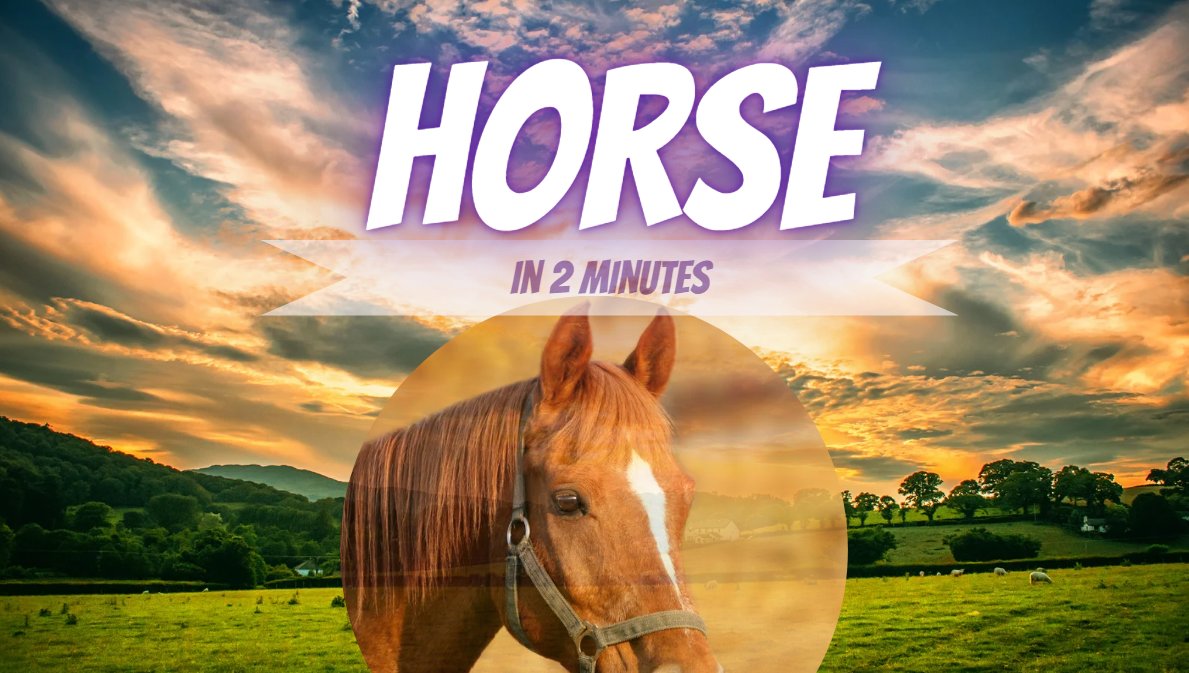 Horse in 2 minutes.

youtu.be/UFNMqRVhqwg 

#Horse #Equestrian #Horsebackriding #Horseworld #Horsepower #Horselovers #Horsejumping #Horseshow #Horsestable #Horsehealth #Horsegirl #Horsephotography #Horsebreeds