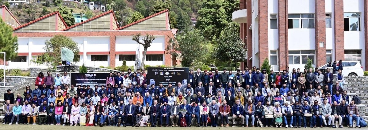 BelgiuminIndia's tweet photo. The Belgo-Indian Network for Astronomy and Astrophysics (#BINA) 🪐 convenes again at Bhimtal. 
Jointly funded by @belspo &amp; @IndiaDST, it brings together over 150 scientists from 🇮🇳&amp;🇧🇪 fueling joint research.
Our Ambassador attended its opening ceremony organized by @ARIESNainital https://t.co/NfvEg5OaAX
