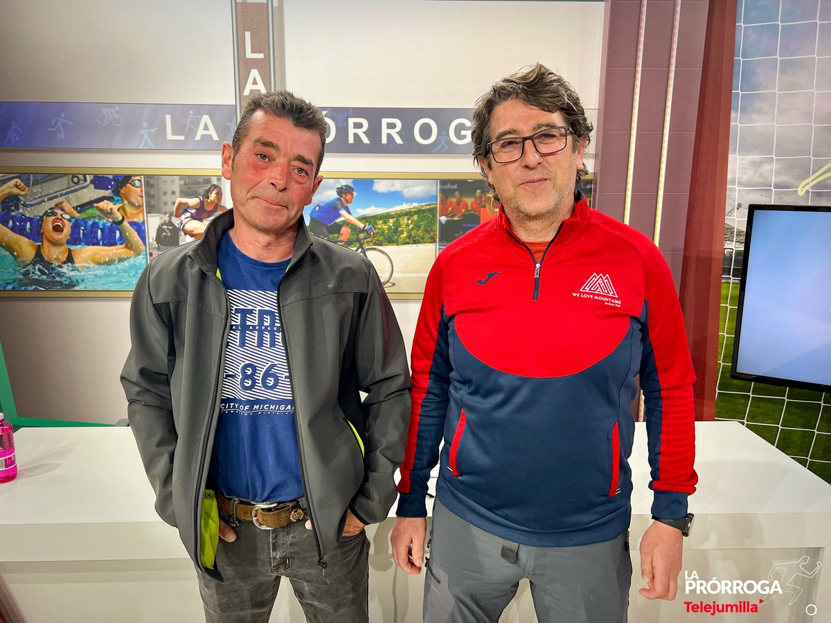 LaProrrogaTCJ's tweet photo. 📺🏔️ ¡Volvemos con La Prórroga a Telejumilla!

🏃🏻‍♂️🧗‍♀️ Hoy nos visita uno de los clubes más antiguos y numerosos de Jumilla como es el Grupo Hinneni en un año súper especial para ellos, el del 50 aniversario.

🔴🕞 A las 21:00 en Telejumilla y desde el botón rojo a la carta. https://t.co/uJ7m7zXZ3K