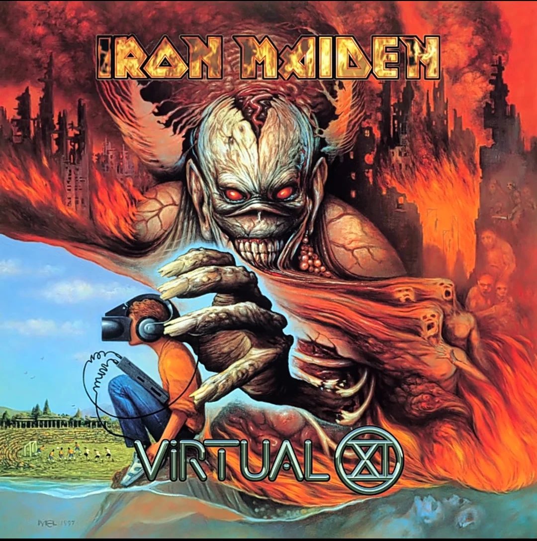 Iron Maiden's Virtual XI turns 25 today!🥳
What are your opinions on the last Maiden album with Blaze Bayley on vocals? Favourite tracks?

A long episode on the album is coming on the channel this weekend!
#IronMaiden #UpTheIrons #VirtualXI #ThisDayInMusic #HeavyMetal #Metal