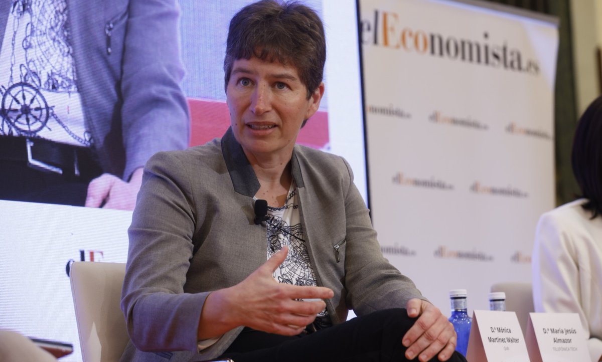 infoGMV_es's tweet photo. Monica Martinez Walter, presidenta de GMV, ha participado en la mesa de debate «El salto hacia la industria del futuro» del ciclo de conferencias #NextGenerationeE de @elEconomistaes
Conoce cuáles han sido algunas de las reflexiones que ha compartido: https://t.co/iTdkgIwCWG https://t.co/1xLURznNz4