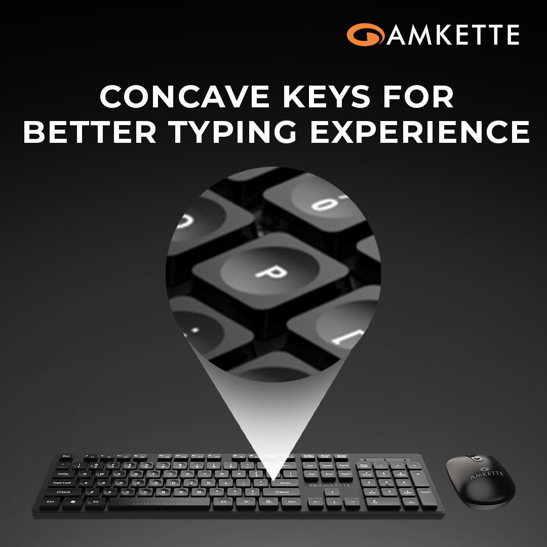 AmketteOfficial's tweet photo. Primus Neo gives you the most amazing typing experience with concave keys ⌨
#amkette #wirelesscombo #keyboardandmousecombo https://t.co/v3ddmO7RFg