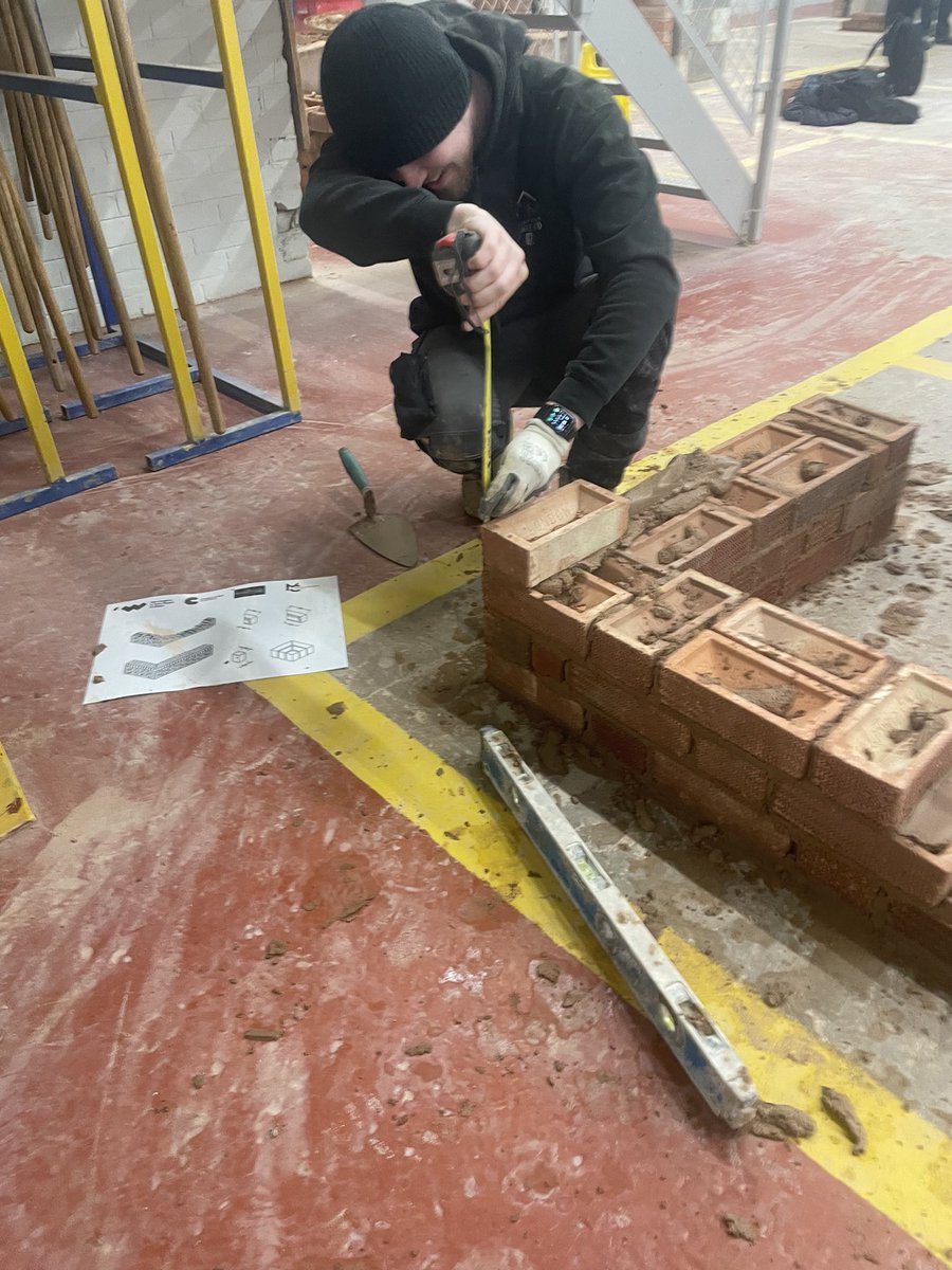 RH_Construction's tweet photo. We are attending the Cheshire Skills competition today with four of our students, early days but it looks like a good start #skills #tradespeople #construction #reaseheath https://t.co/JbrxrHnyH3