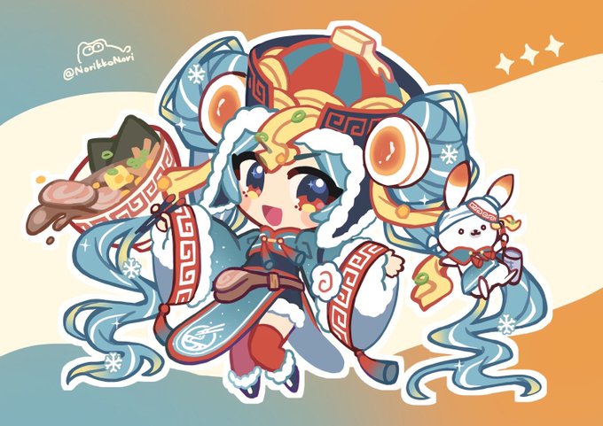 うちの雪ミク2024ラーメンちゃんですよろしくお願いします #雪ミク2024  