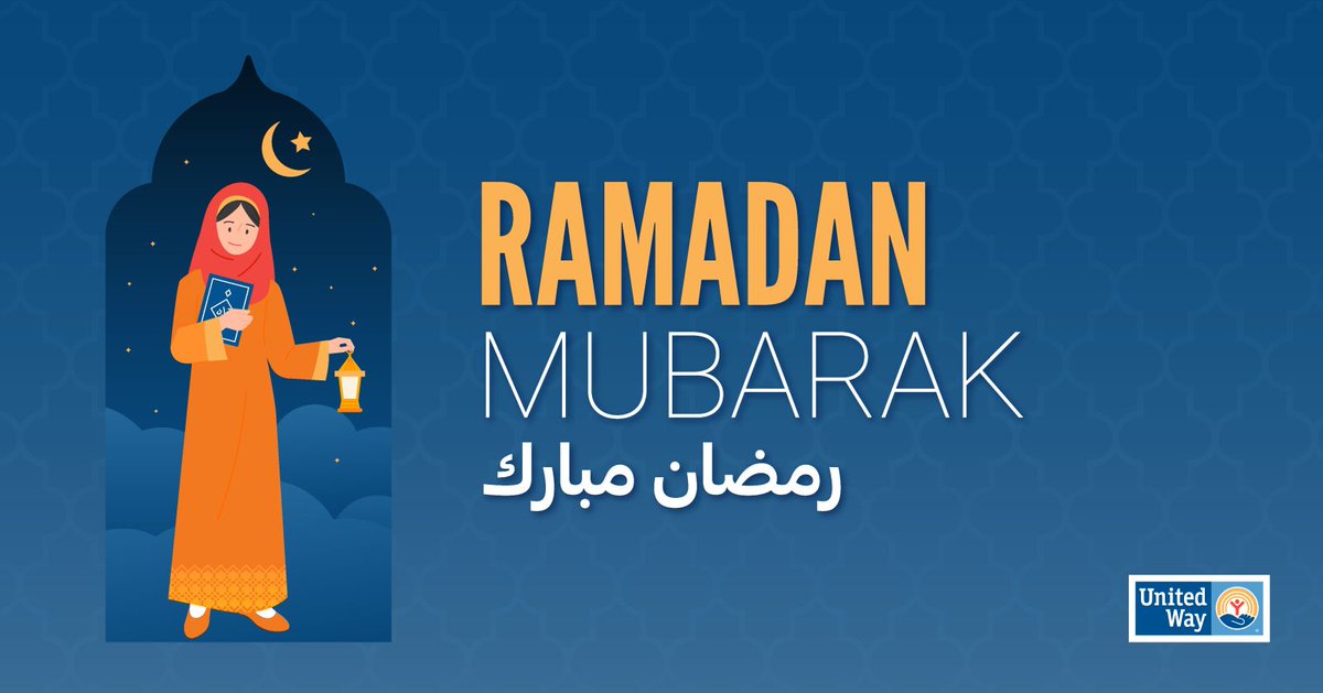 UnitedWayCFA's tweet photo. Wishing everyone observing #Ramadan a blessed and peaceful month filled with love, reflection, and spiritual growth. https://t.co/UJkk37lfrp