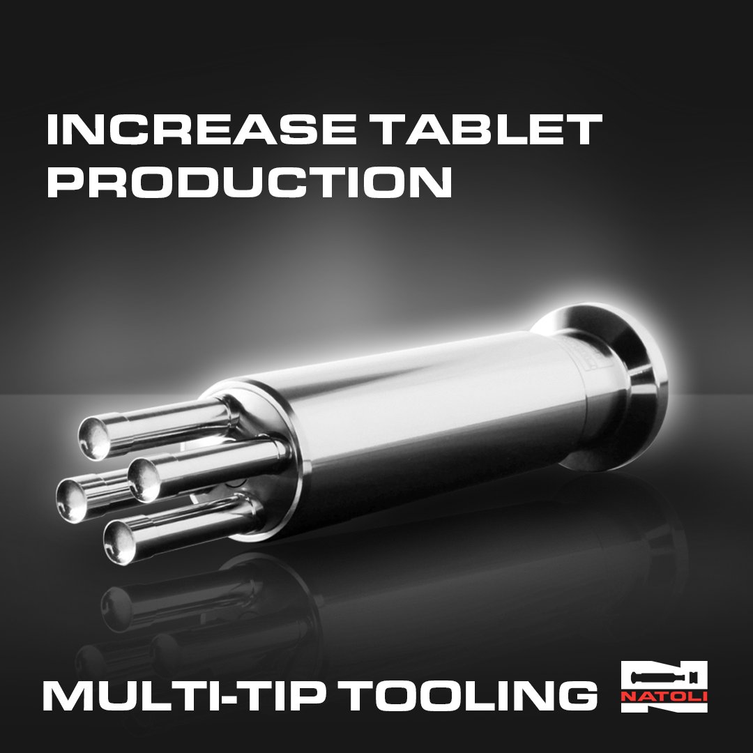 NatoliEng's tweet image. With our multi-tip punches, we can help you increase tablet production while minimizing waste and maximizing ROI. natoli.com/quote/

#tabletcompressiontooling #toolingsolutions #tooling #natolitooling