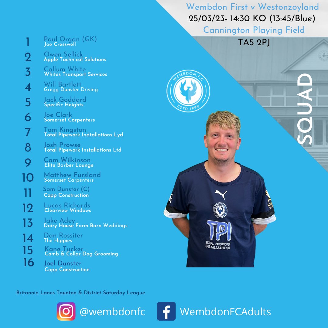 Wembdon FC tweet media