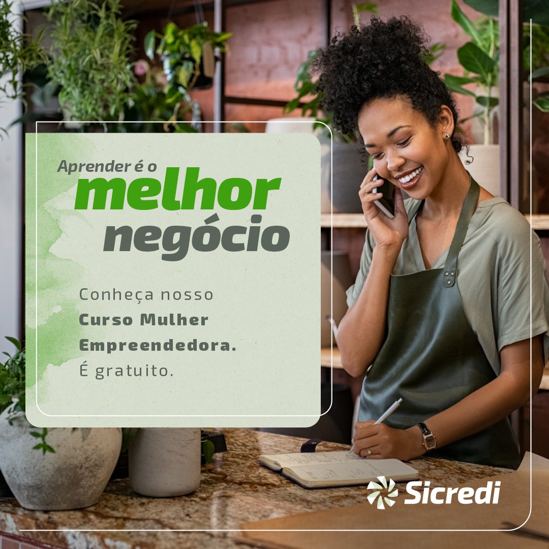 sicrediparque's tweet photo. O curso Mulher Empreendedora é totalmente online e gratuito para impulsionar ainda mais o empreendedorismo feminino.

Cadastre-se e comece hoje mesmo: https://t.co/7bjJOmvzxl https://t.co/DpSuYn5QT3