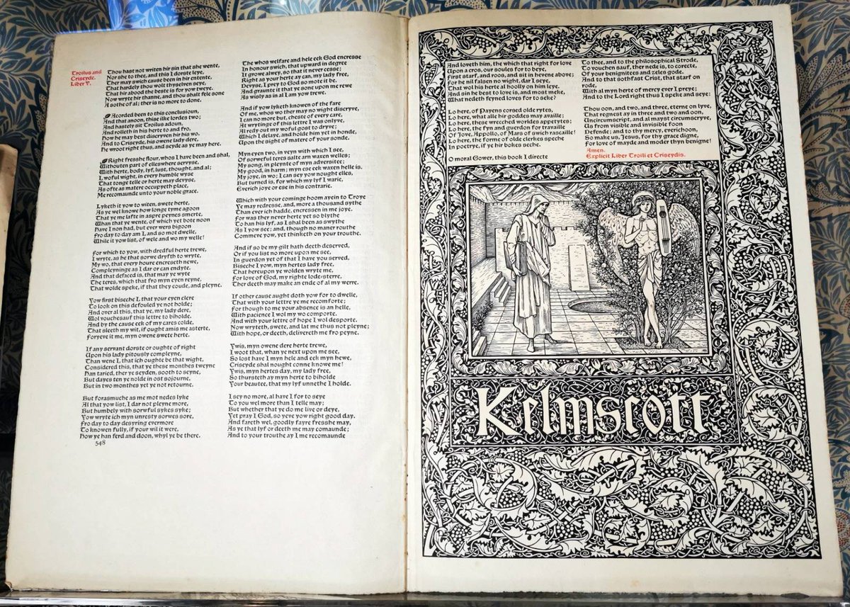 Don't miss out on today's #online talk by Dr Philip Errington about the #KelmscottChaucer! To register: londonartweek.co.uk/the-kelmscott-…

#LondonArtWeek #ZoomTalk #WilliamMorris #Chaucer #KelmscottManor #Books