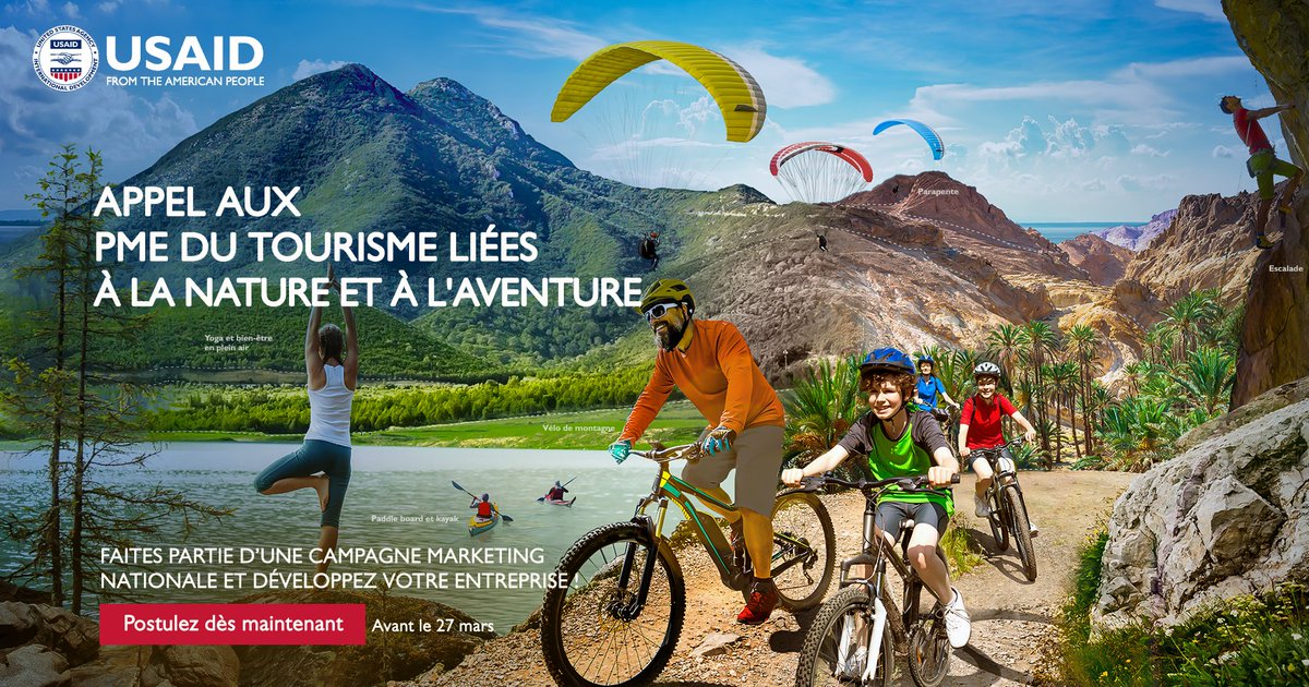 ❗️ Plus que quelques jours pour postuler ❗️

Si vous dirigez une PME proposant des activités + expériences liées à la nature et l'aventure dans n'importe quelle région du pays, courez la chance de figurer dans notre prochaine campagne marketing !

👉adventures.visittunisiaproject.org/fr