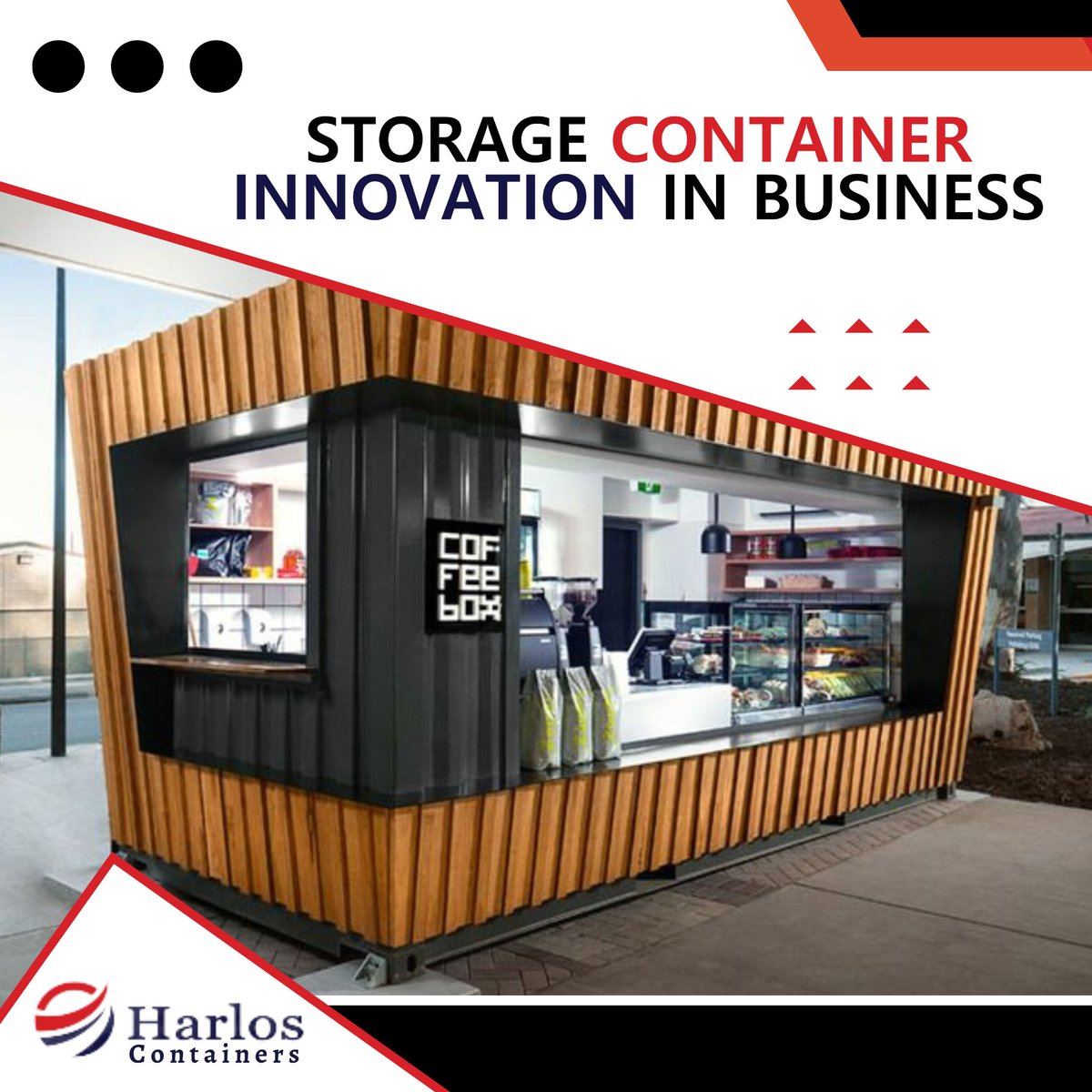 Pop-up shops and food stands are excellent representations of business-centered storage container innovation. 
--
🌐 harloscontainers.com/home
.
#harloscontainer #container #containerhome