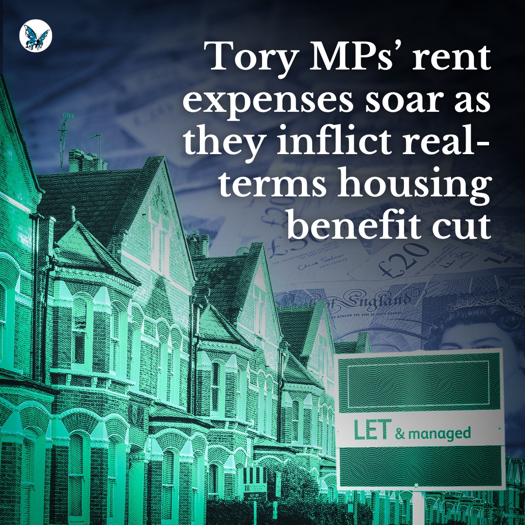 More than a fifth of Tory MPs have increased the amount they charge taxpayers for rent while their party inflicted a real-terms cut in housing benefits on the UK’s poorest tenants Read the full story here: opendemocracy.net/en/conservativ… #UKPolitics #HousingBenefits #RishiSunak