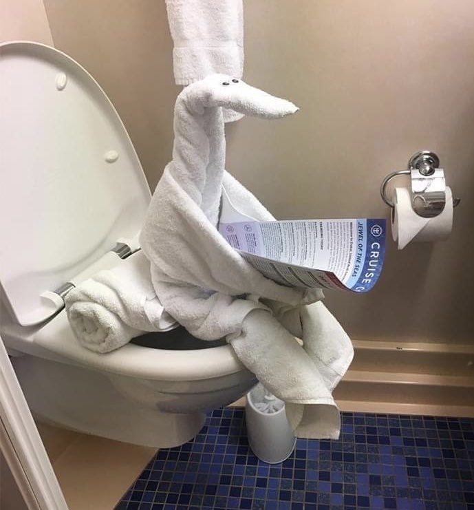 littlewisehen's tweet image. Wie der freundliche Zimmerservice beinahe Ursache für einen Herzinfarkt wurde…😱