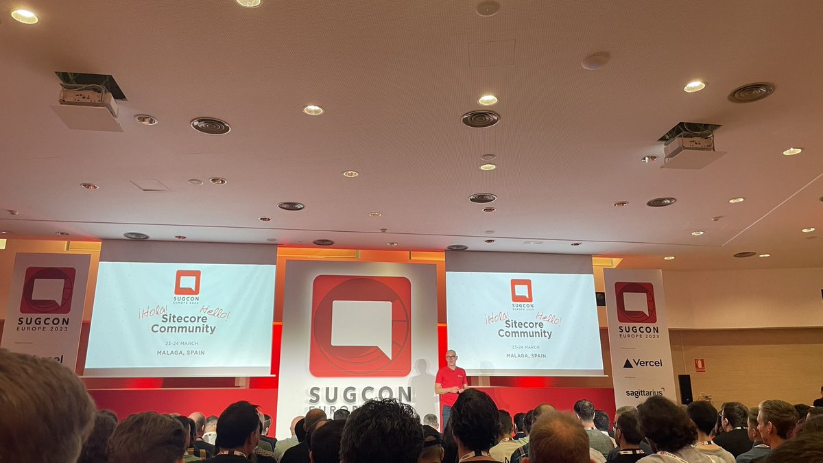 #SUGCON just started! @Sitecore