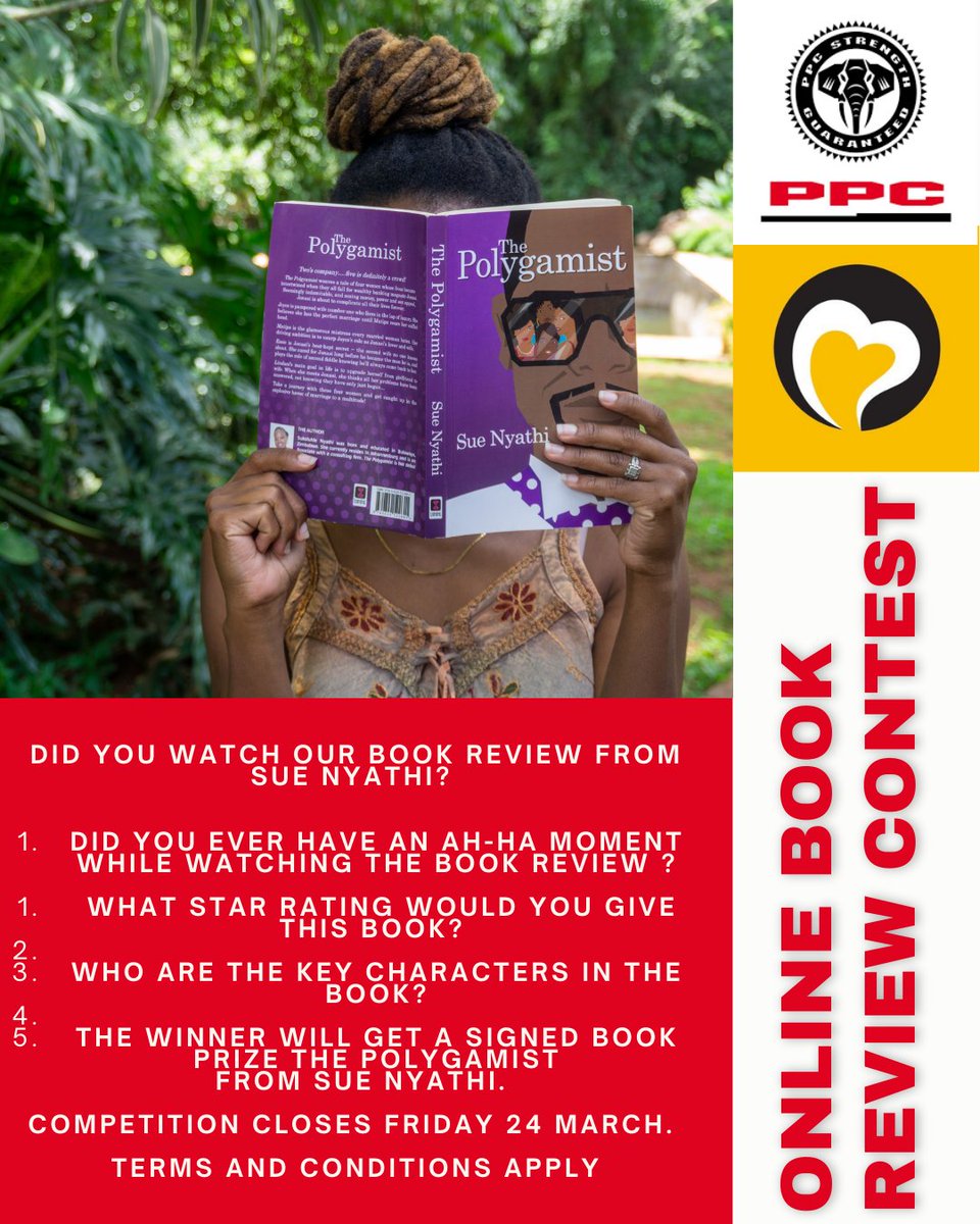 PPC Zimbabwe (@ppczimbabwe) on Twitter photo Did you watch "The Polygamist" book review on <a href="/ThandoChannel/">Thando Channel</a> ? If you didn't, watch it here fb.watch/jrI0xOl0TS/ to participate in our competition.
Competition closes Friday 24 March 2023.
Terms and Conditions Apply
#StrengthOfAWoman Did you watch "The Polygamist" book review on <a href="/ThandoChannel/">Thando Channel</a> ? If you didn't, watch it here fb.watch/jrI0xOl0TS/ to participate in our competition.
Competition closes Friday 24 March 2023.
Terms and Conditions Apply
#StrengthOfAWoman