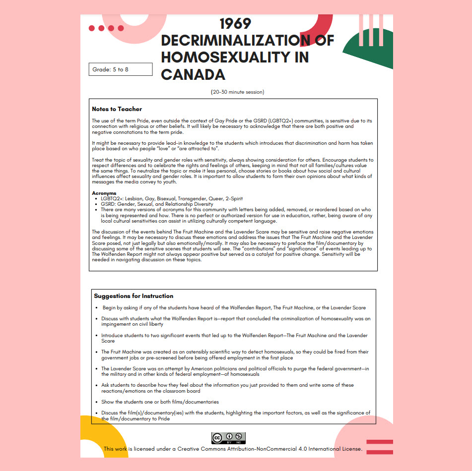 Canadian Pride Historical Society tweet media