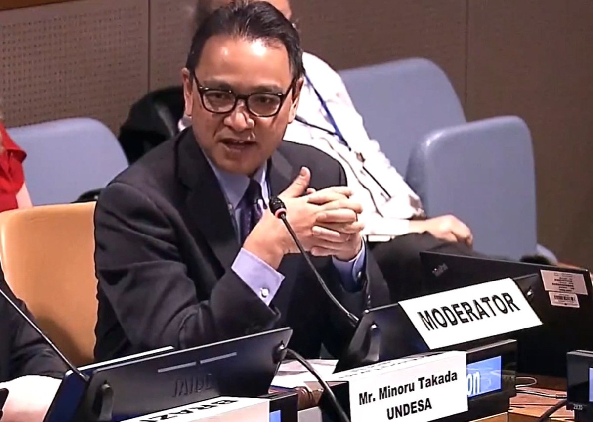 "Gracias, Asazgua, son grandes campeones de la red", dijo el Sr. Minoru Takada, Líder de equipo (Energía sostenible) de la División para los Objetivos de Desarrollo Sostenible de la ONU #wateraction, después de la participación de Asazgua.