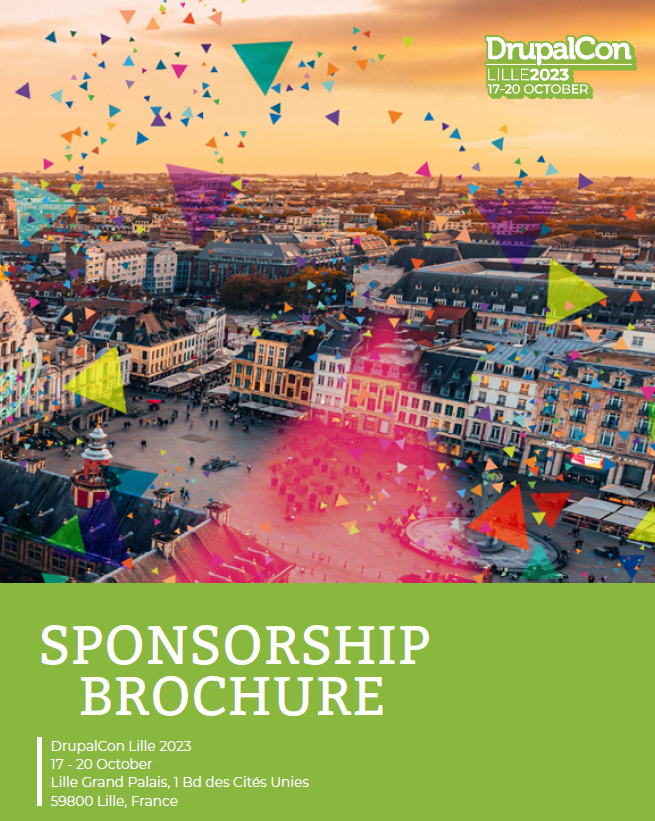 #DrupalConLille 2023 sponsorship sales just launched for <a href="/DrupalAssoc/">Drupal Association</a> supporting partners! Explore our sponsorship brochure with new opportunities and pick your package. Some of our tiers sell out really fast! 

Don't forget: first come, first served.