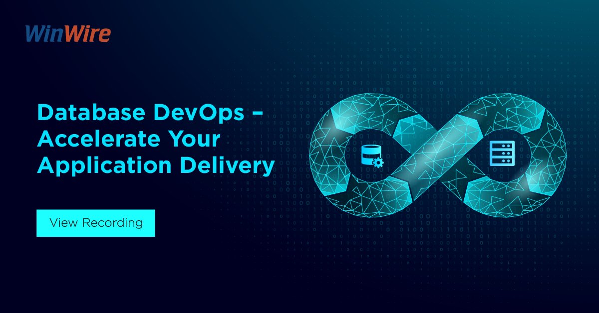 WinWire's tweet image. Discover how to implement a Database DevOps solution using #Azure to streamline and accelerate application deployment, and monitor performance.
Watch recording - hubs.la/Q01HX0YT0
#DatabaseDevOps #DevOps #ApplicationModernization #MSpartner