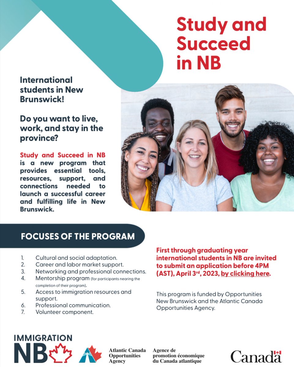 UNB Career Development and Employment Centre -CDEC (@unb_cdec) on Twitter photo Looking to build a successful career and fulfilling life in NB as an international student? The program kicks off with a 3-day conference, which will cover important topics. For more information, email InternationalStudents@GNB.CA. Looking to build a successful career and fulfilling life in NB as an international student? The program kicks off with a 3-day conference, which will cover important topics. For more information, email InternationalStudents@GNB.CA.
