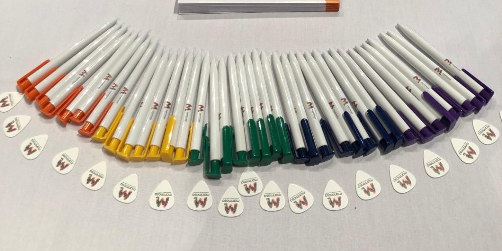 marimosadigital's tweet photo. All set for The Lancashire Business Expo by @shoutnetwork tomorrow, Friday, 24th March, at Preston Guild Hall!
And yes, we have guitar picks this time ๐
Come down and have a chat with us!
#lbe #LBE2023 #ShoutExpo #ShoutNetwork #softwaredevelopment https://t.co/Uc33v6ezxD