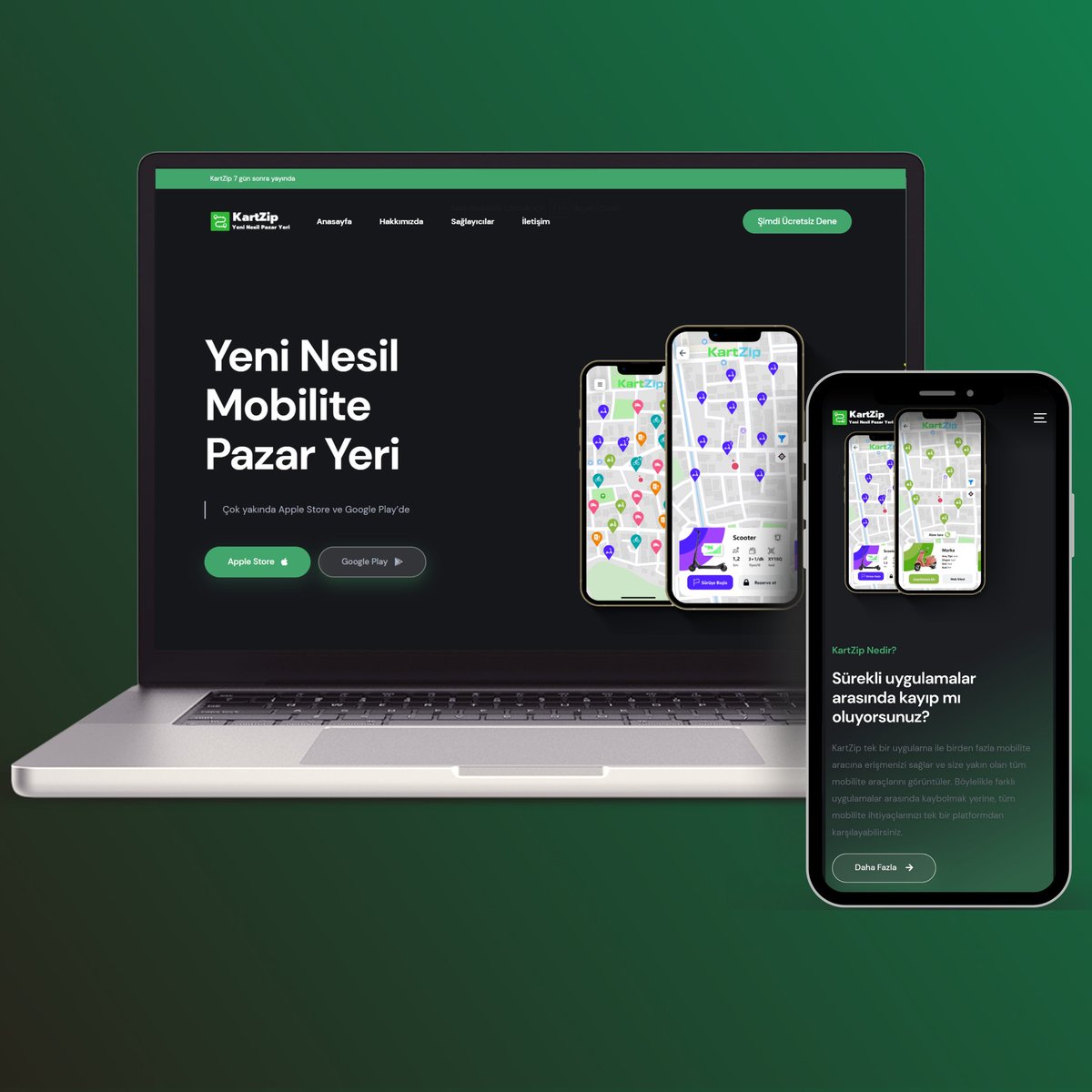 Web sitemiz yayında 🎉💚
kartzip.com