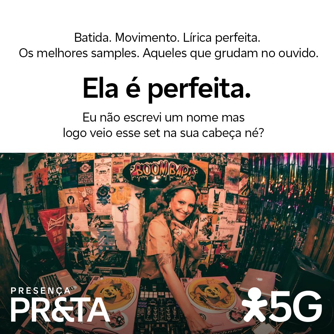 vivobr's tweet photo. A braba tem nome e é mais uma presença preta confirmada no @lollapaloozabr. Siga o corre da @donnadj1 e não perca mais nenhum set dela! ​

#PresençaPreta #VivoNoLollaBR https://t.co/onL14sHB1N