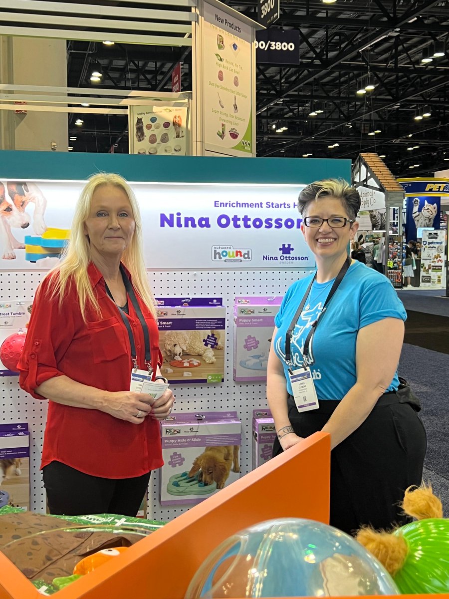 Being able to geek out on pet enrichment with one of the pioneers in the industry with #OutwardHound is something we have been thrilled to do while at #GlobalPetExpo we can’t wait to share more info with our followers soon! 

<a href="/outwardhound_/">Outward Hound</a> <a href="/GlobalPetExpo/">Global Pet Expo</a>