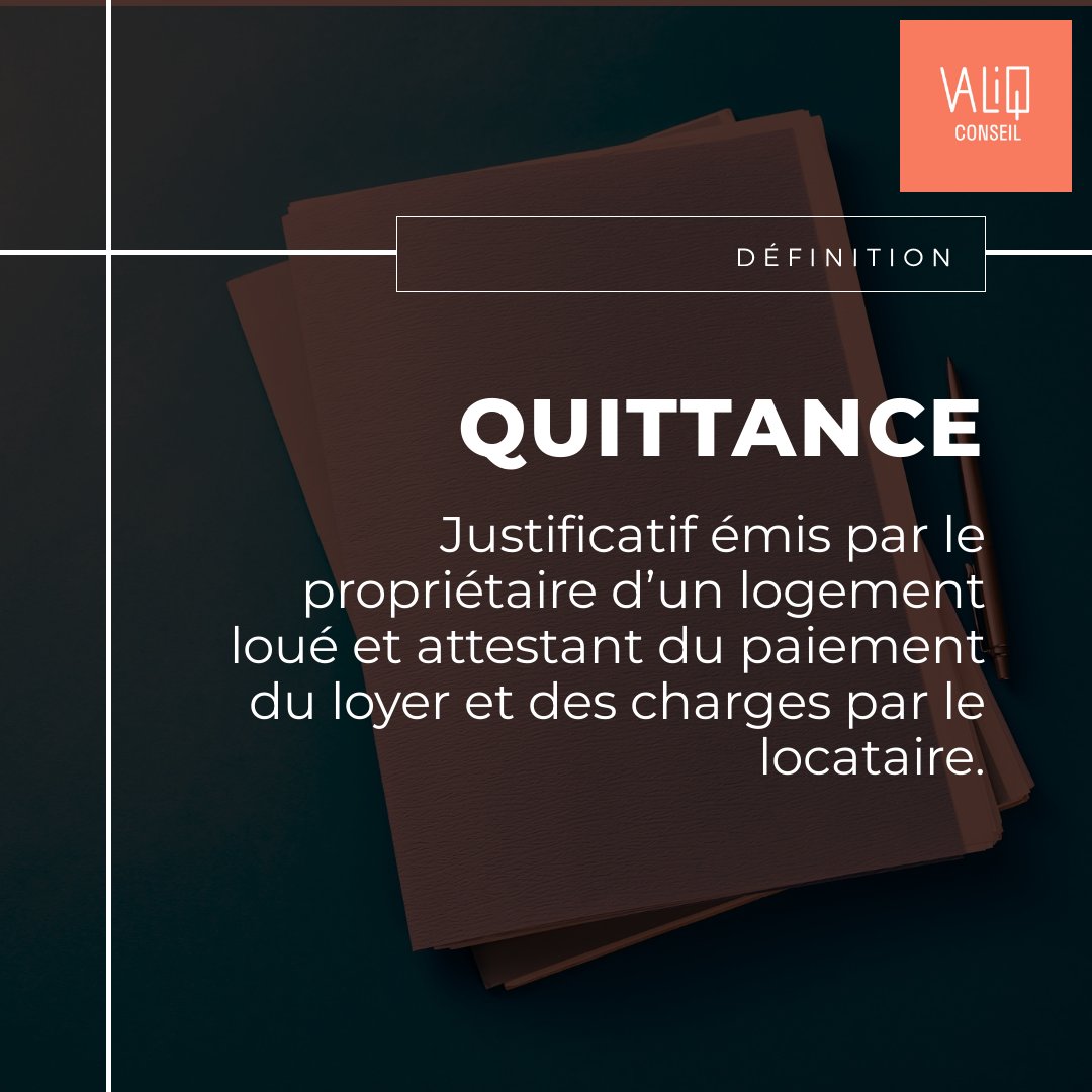 La quittance constitue une protection pour le locataire, puisqu’elle le libère d’éventuelles poursuites pour impayé. Mais la quittance de loyer est également utile dans le cadre de nombreuses démarches administratives. 📑 #Immobilier