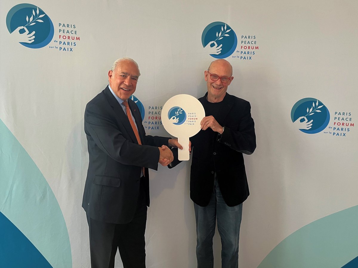 A warm welcome to our new President <a href="/A_Gurria/">José Ángel Gurría</a>!

He succeeds @PascalLAMYPPF to whom we express our heartfelt gratitude for his leadership and contributions to our growth and success.