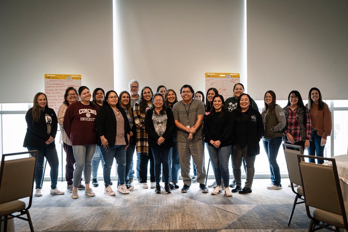 The_CADOE's tweet image. The Directors and Coordinators from the Department of Education attended an Adult Leadership Training facilitated by the Native Wellness Institute in Oklahoma City. We thank our facilitator Aurora Mamea for helping our staff better shape our Education family! #nativewellness