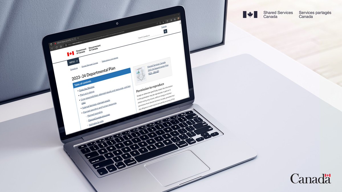 SSC_CA's tweet photo. #ICYMI: Our 2023-24 Departmental Plan outlines our key priorities and resources for the coming year!
Learn more about what we are doing to modernize #GC IT infrastructure in order to make #GCDigital a reality. 👉https://t.co/pOP16zzt3O https://t.co/4qYPCCdXGy