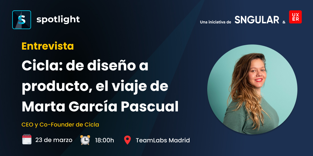 🙌 ¡Hoy es día de estreno y nos puede el entusiasmo! 

Porque ha llegado el momento de juntarnos para disfrutar la proyección del proceso de diseño de <a href="/Cicla_es/">Cicla</a> con Marta García Pascual, y de su recorrido en el mundo del diseño.

🔗 bit.ly/40MSGuD