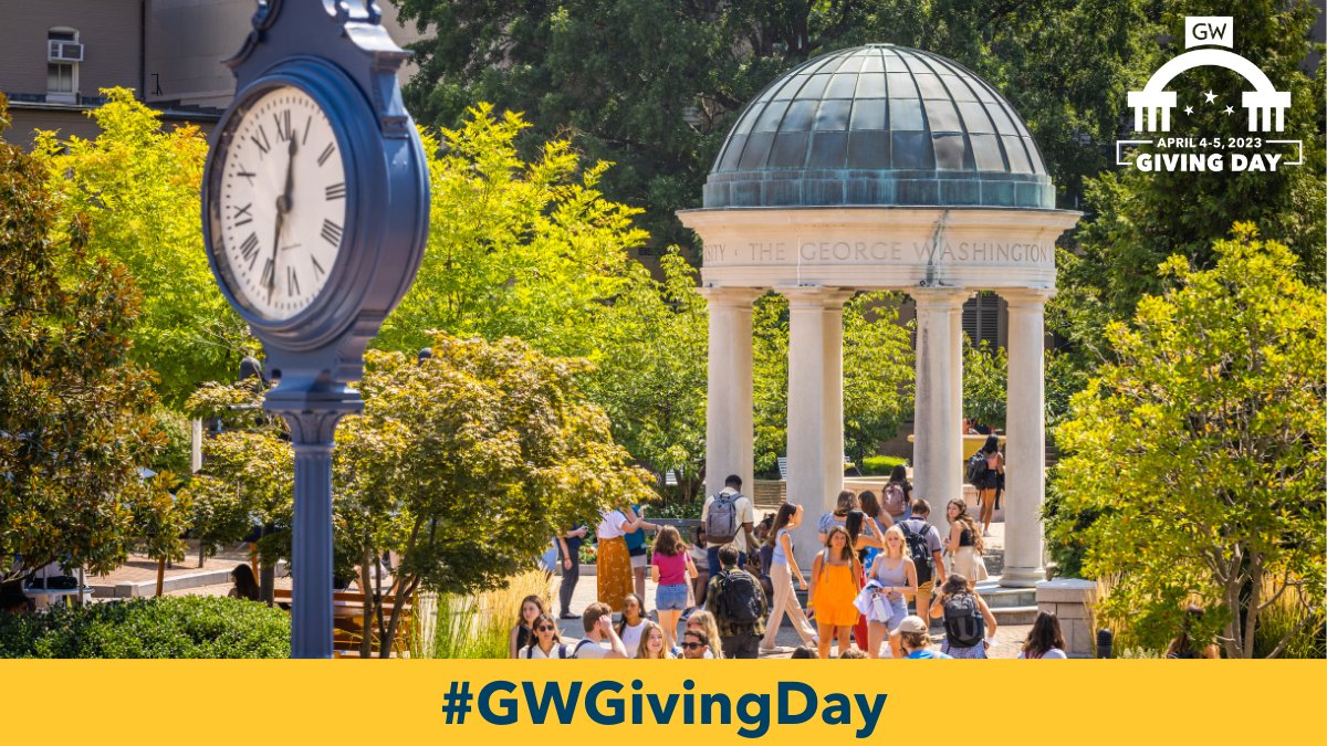 GWSBalumni's tweet photo. Mark your calendars and get ready to make a difference! Our Giving Day is coming up on April 4-5. Join us in supporting our cause and be a part of something special.

#EveryGiftCounts #GWGivingDay #GWSB https://t.co/Bq1iDCNvw7