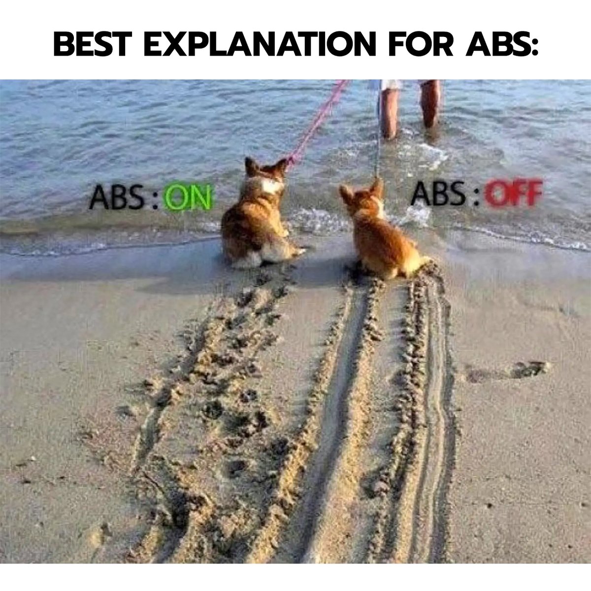 Tag someone who doesn't understand ABS! 😂