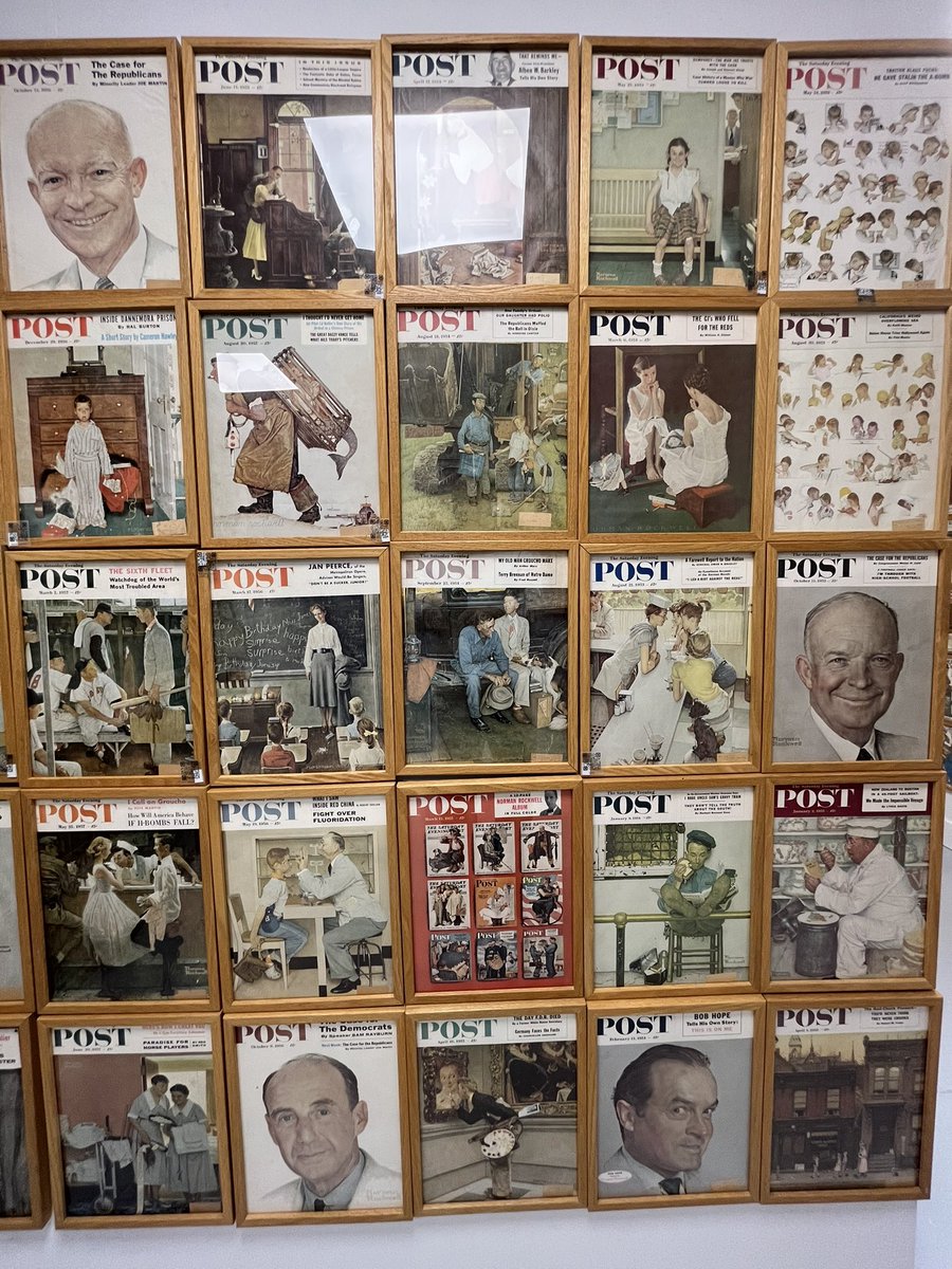 ValueStocker's tweet photo. Norman Rockwell fans: I have a large collection of published prints for sale including a complete set of 323 Saturday Evening Post covers and much much more. Contact me if you have interest. https://t.co/yvOKayXbeb