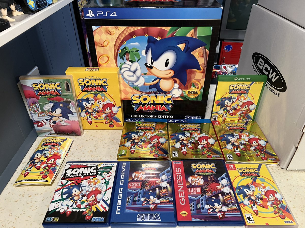 SEGAbits's tweet photo. “I refuse to buy Sonic Origins again!”, Proclaims local man who bought Sonic Mania eight times. https://t.co/MkYh2VZLHr