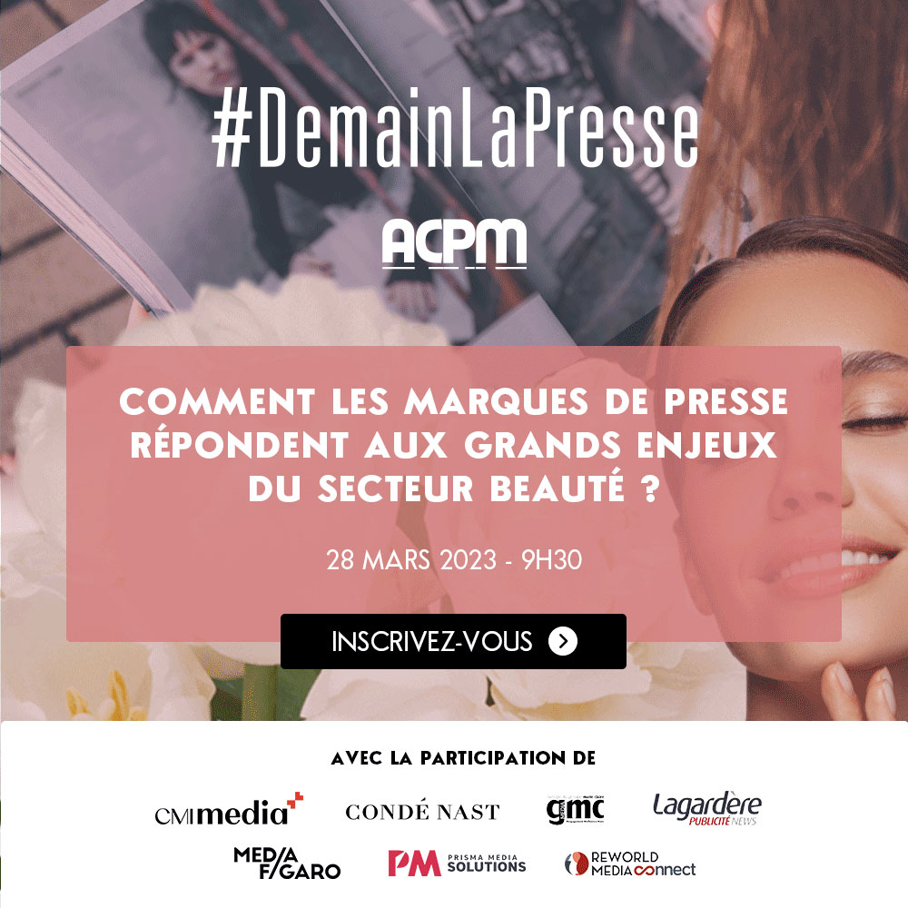 cburnierzink's tweet photo. Le marché de la #beauté fait face à de nombreux défis. La Presse, partenaire historique, et l'@ACPMFrance se réunissent chez CMI Media pour apporter leurs solutions et accompagner les transformations du secteur.
Inscrivez-vous ➡️ https://t.co/s9D7Ay6Rwe https://t.co/AboJ10ZToD
