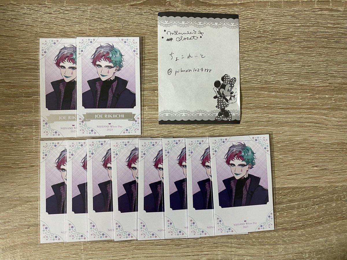 pikorin1024rrr's tweet photo. 【交換】にじさんじ ホワイトデー WD 2023 チェキ

譲 ▷🤡🎈R4/N10(R2/N2後日受取)
       🎤R2/N6
      
求 ▷🗝💸

＊都内お手渡し、郵送交換可能
＊1:2の比率違い、レアリティ違いの交換可能

検索からもお気軽にお声掛けください。
よろしくお願いいたします。 https://t.co/nUEuKlYzAN