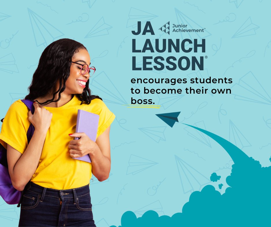 JA_USA's tweet image. JA Launch Lesson® encourages students to become their own boss. This learning experience gives students the knowledge of entrepreneurship and insight into the personal commitment needed to be successful. Contact your local JA to learn more. #JALaunchLesson