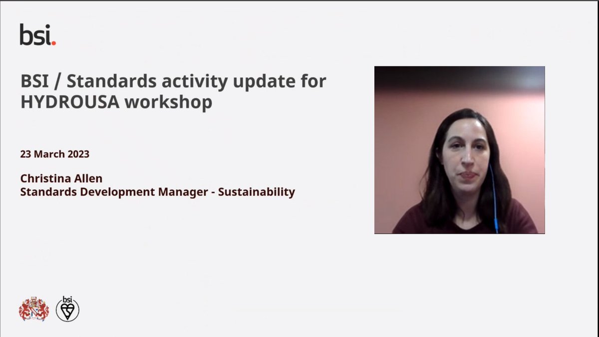 HydrousaProject's tweet photo. 💧Christen Allen,Standards Development Manager of @BSI_UK on Standards and Regulations 
💧What is the current quo on circularity and water reuse? 
 #circularity #sustainability #naturebasedsolutions  #wastewater https://t.co/etTLLbHMPt