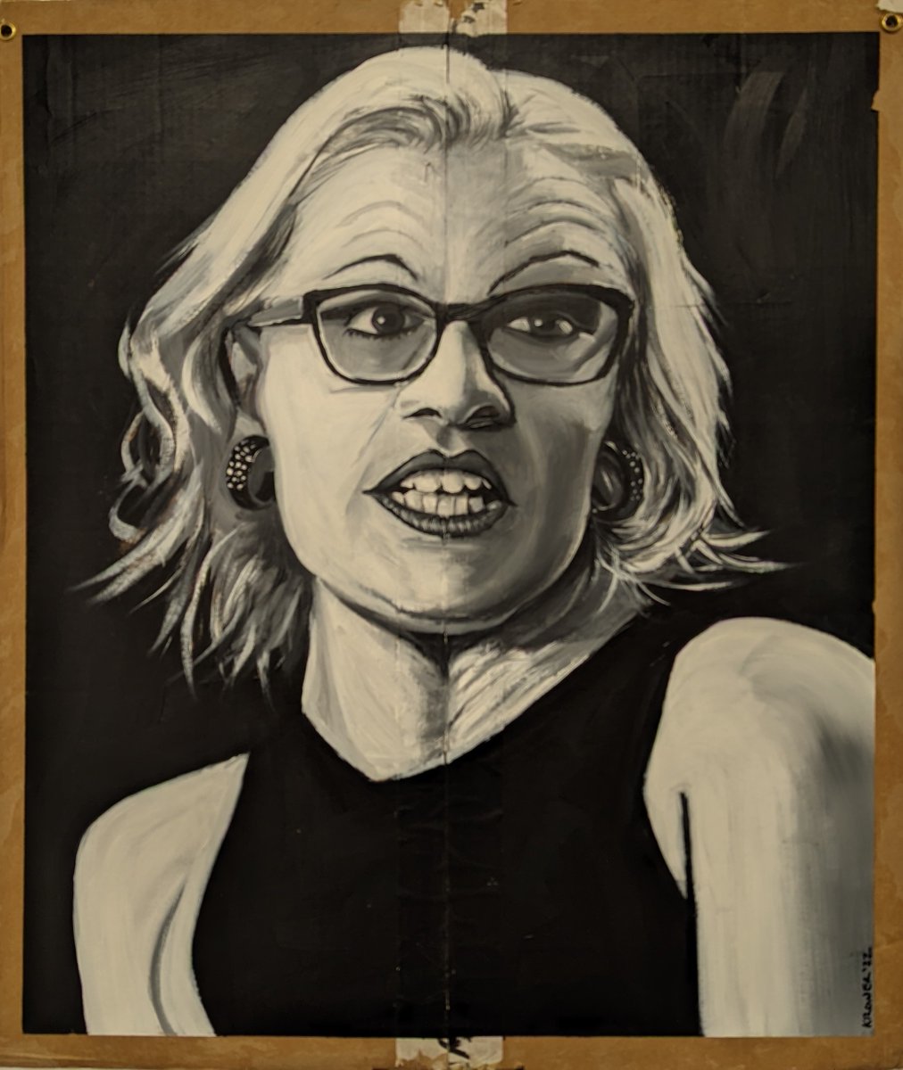 EdDixon937's tweet photo. When you hear #Sinema what do you think of?
Well, she's here with the rest. #TrashTalk
#artexhibition #art #eadgallery #boxnews
https://t.co/8jtphkTLKI https://t.co/zOYwVKymCc