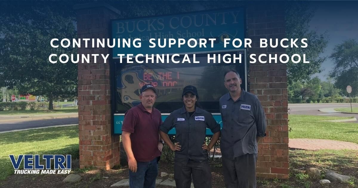 In an effort to further provide education for its students, Veltri, Inc. recently donated an I-Shift Transmission to Bucks County Technical High School (BCTHS) and its Diesel Technology department. Find out more about our #Veltri Gives Back projects here. bit.ly/3weZ3IB