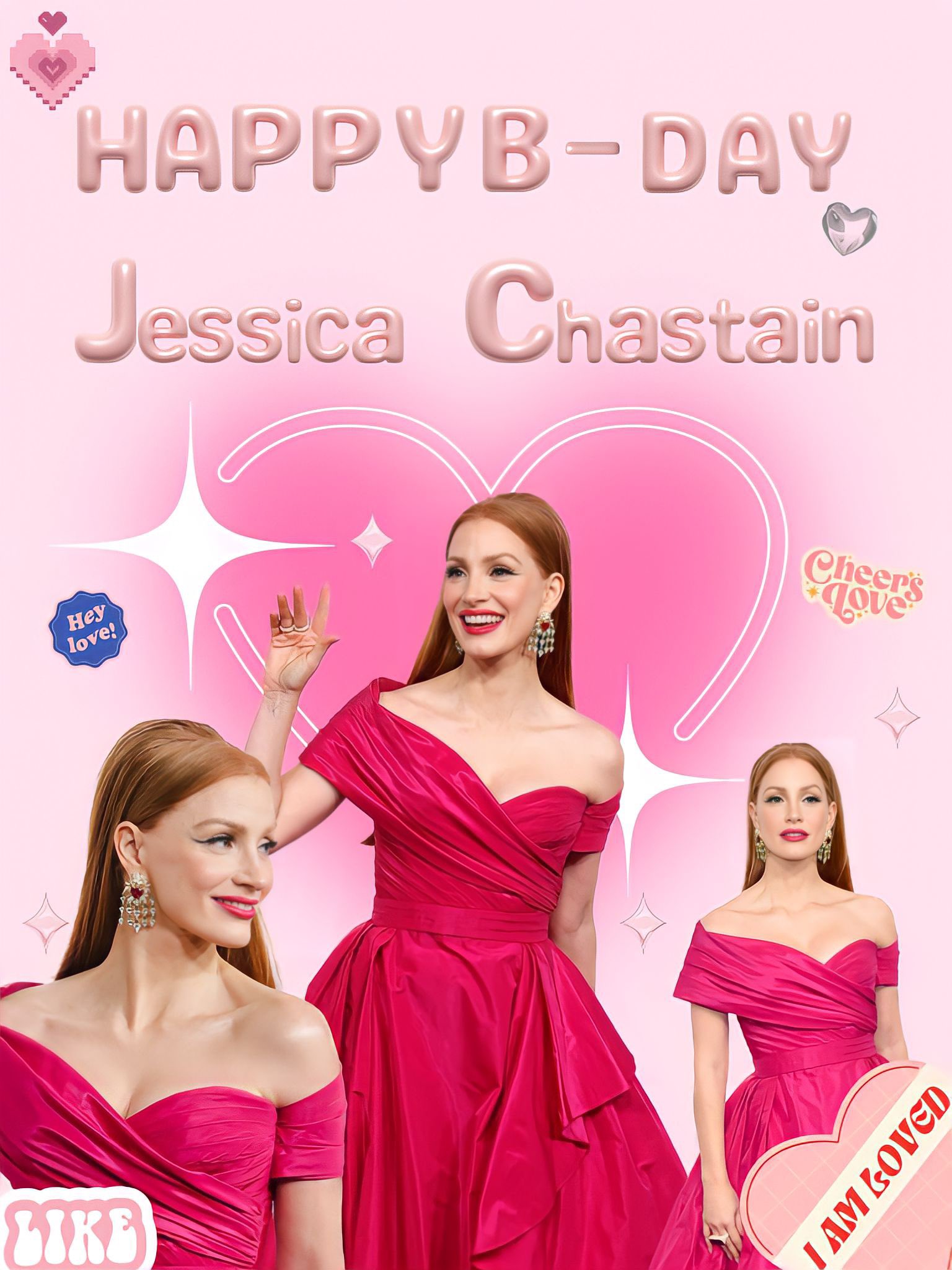 Happy Birthday To My Angel Jessica Chastain       